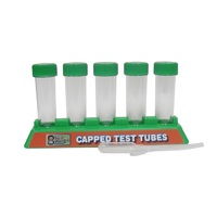 Комплект пробирок на подставке 5 штук - «globural.ru» - Саратов