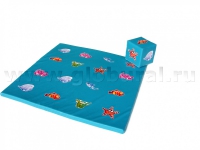 Игровой детский мат «Море» с кубиком (ВИК) - «globural.ru» - Саратов