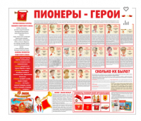 Тематический стенд "Пионеры-герои" - «globural.ru» - Саратов