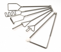 Комплект "Постановочные зонды с витыми ручками с колечком 2 шариками" (7 штук) - «globural.ru» - Саратов