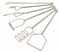 Комплект "Постановочные зонды на витых ручках с колечком (шарик фторопласт) (6 штук) - «globural.ru» - Саратов