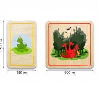 Набор стеновых панелей «Мир сказки - Волшебные герои» - «globural.ru» - Саратов