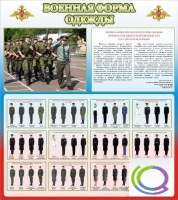 Стенд "Военная форма одежды (герб РФ)" - «globural.ru» - Саратов