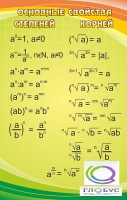 Стенд "Основные свойства степеней и корней" - «globural.ru» - Саратов