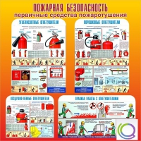 Стенд "Пожарная безопасность" (вариант 2 в ассортименте) - «globural.ru» - Саратов