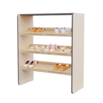 Полка для обуви во входную группу из коллекции мебели «НЕГА» (цвет бежевый) - «globural.ru» - Саратов