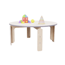 Круглый растущий стол из коллекции «НЕГА» р.гр. 2-3 (цвет бежевый) - «globural.ru» - Саратов