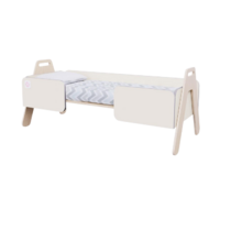 Кровать детская из коллекции «НЕГА» (цвет бежевый) - «globural.ru» - Саратов