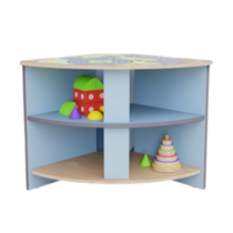 Угловое место для хранения из коллекции «НЕГА» (голубой) - «globural.ru» - Саратов