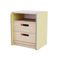 Тумба к письменному столу воспитателя из коллекции «НЕГА» (цвет желтый) - «globural.ru» - Саратов