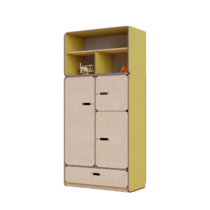 Рабочий стеллаж для специалиста из коллекции «НЕГА» (желтый) - «globural.ru» - Саратов