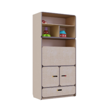 Стеллаж-трансформер с рабочим местом специалиста из коллекции «НЕГА» (бежевый) - «globural.ru» - Саратов