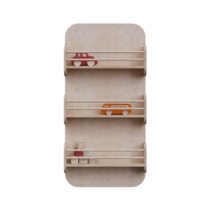 Настенная полка с тремя уровнями из коллекции «НЕГА» - «globural.ru» - Саратов