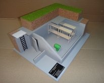 Макет встроенного противорадиационного укрытия (маленький вариант) - «globural.ru» - Саратов