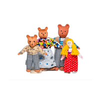 Набор шагающих кукол к сказке "Три медведя" - «globural.ru» - Саратов