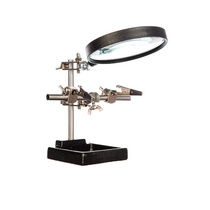 Держатель третья рука с лупой - «globural.ru» - Саратов