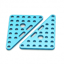 Треугольная пластина из анодированного алюминия Triangle Plate 6*8 (Pair) - «globural.ru» - Саратов