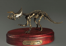 Модель скелета динозавра Triceratops - «globural.ru» - Саратов