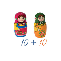 Счетный материал на магнитах "Матрешки". - «globural.ru» - Саратов