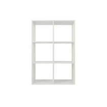 Стеллаж 6 секций цвет белый - «globural.ru» - Саратов