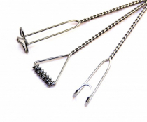 Комплект массажных логопедических зондов "Универсальный" на витых ручках с колечком (3 штуки) - «globural.ru» - Саратов