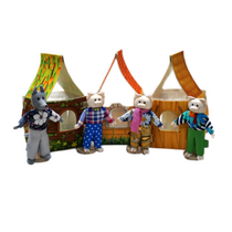 Набор шагающих кукол к сказке "Три поросенка" - «globural.ru» - Саратов