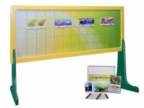 Двухстороннее магнитно-маркерное панно "Подбери пару" с комплектом тематических магнитов - «globural.ru» - Саратов