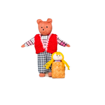 Набор шагающих кукол к сказке "Маша и медведь" - «globural.ru» - Саратов