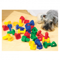 Игра на сенсомоторное развитие "Гайки и болтики" - «globural.ru» - Саратов