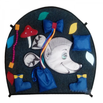 Игровое тактильное панно "Ежик" - «globural.ru» - Саратов