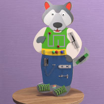 Бизиборд «Волчок-серый бочок» - «globural.ru» - Саратов