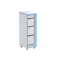 Стеллаж с лотками Робик 001 (белый) - «globural.ru» - Саратов