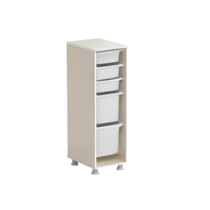 Стеллаж с лотками Робик 001 (дуб молочный) - «globural.ru» - Саратов