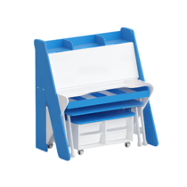 Набор мебели «Конструкторское бюро» (белый/синий) - «globural.ru» - Саратов