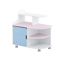 Тумба для пособий (белый/зефир/прибрежный синий)  - «globural.ru» - Саратов