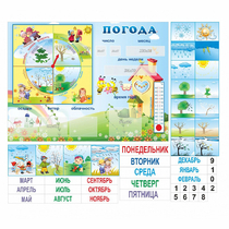 Стенд "Погода" с карманами для вставок - «globural.ru» - Саратов