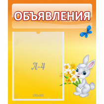 Стенд "Объявления" №5 - «globural.ru» - Саратов