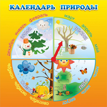 Стенд "Календарь природы" 0.5x0.5 - «globural.ru» - Саратов