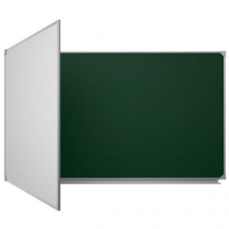 Доска аудиторная двухэлементная магнитная комбинированная полимерная - «globural.ru» - Саратов