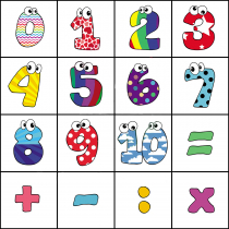 Тематическое поле-маршрутизатор «Цифры» для мини-робота Bee-Bot - «globural.ru» - Саратов