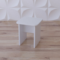 Табурет «Белый кубик» - «globural.ru» - Саратов