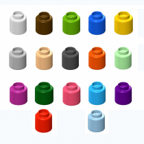  Элемент конструктора одиночный одноцветный Color Blocks 100 штук - «globural.ru» - Саратов