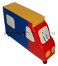 Напольная мягкая игрушка "Грузовик" каталка - «globural.ru» - Саратов