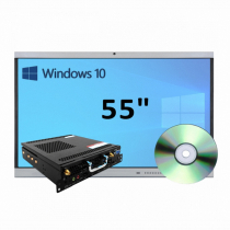 Интерактивная панель 55" (встроенный ПК, Win10) - «globural.ru» - Саратов