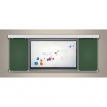 Многофункциональная раздвижная система аудиторных досок 65'' - «globural.ru» - Саратов