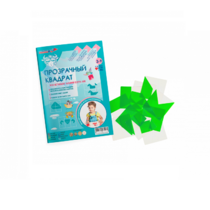  Прозрачный квадрат (зеленый)  - «globural.ru» - Саратов