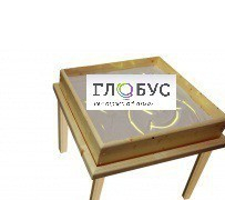 Стол на ножках для рисования песком светозвуковой - «globural.ru» - Саратов