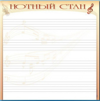 Доска магнитно-маркерная "Нотный стан" - «globural.ru» - Саратов
