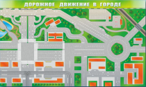 Доска магнитно-маркерная панорамная "Дорожное движение в городе" - «globural.ru» - Саратов