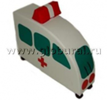 Напольная мягкая игрушка «Скорая помощь» каталка - «globural.ru» - Саратов